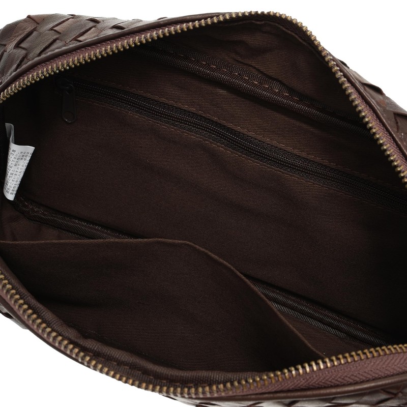 Lily Women's Shoulder Bag, Horse Leather Shoulder Bag, Braun