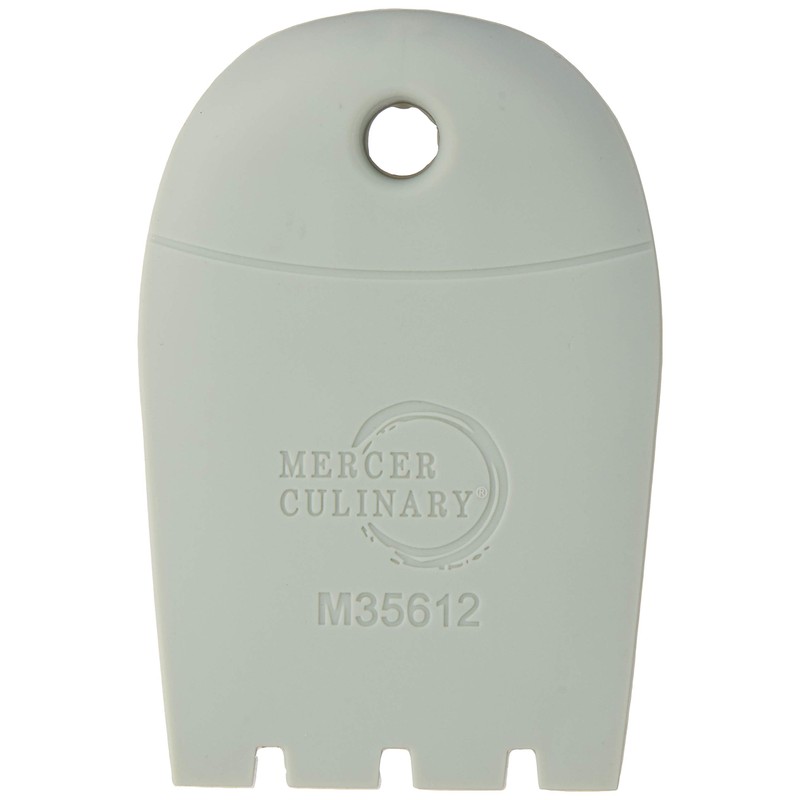 Mercer Culinary Silicone Square Notch Plating Wedge, 4mm, 3 gaps