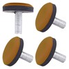 cyclingcolors 4 x furniture gliders with thread, Teflon gliders, thread