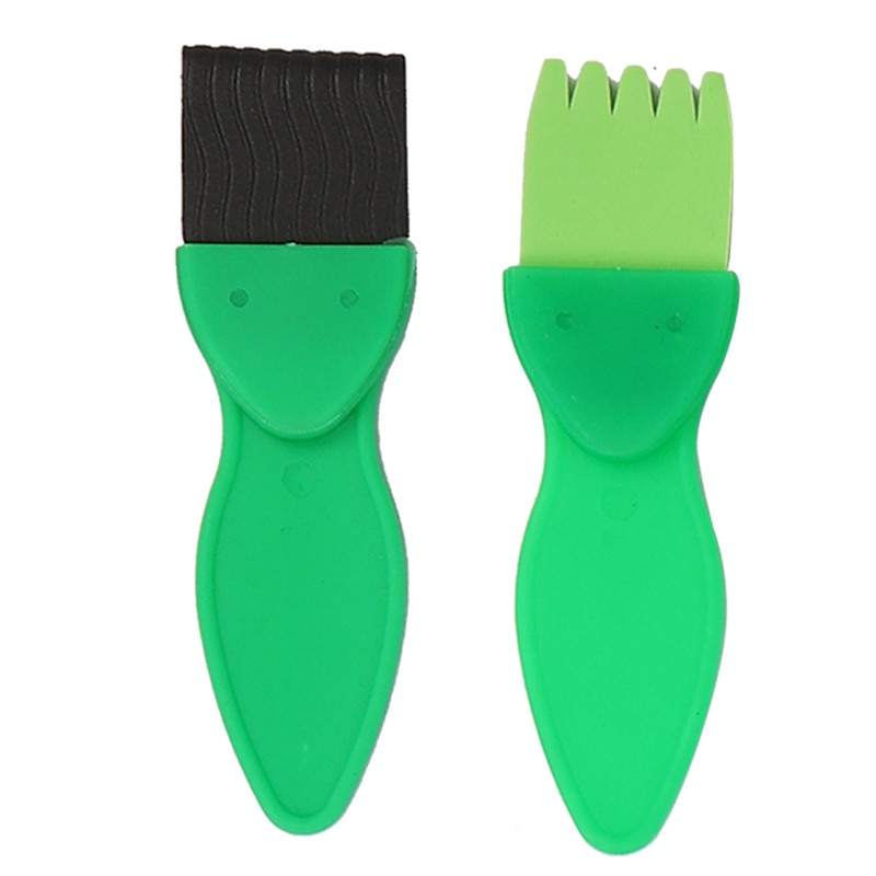 25Pcs Sponge Paint Brush Set Stamp Palette Kit Kids Graffiti