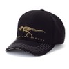 Carolata Tyrannosaurus Bones Sports Cap (Black, One Size) Dinosaur Skeleton