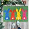 Vanleonet Easter Bathroom Rugs, Cute Bunny Easter Mat for Easter