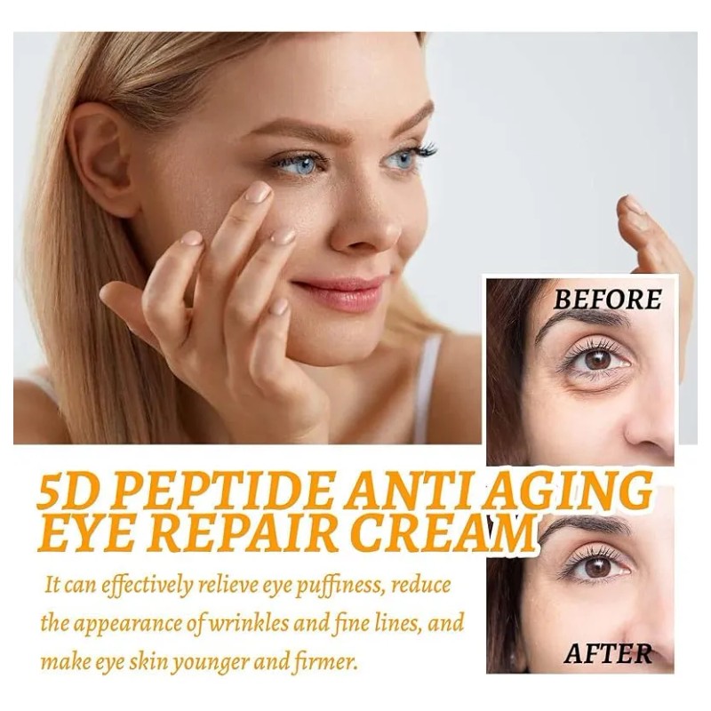 Crema Para Ojos, Gel Antiarrugas Y Reafirmante Para Ojeras
