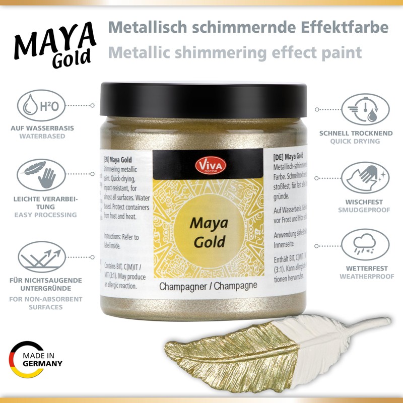 Viva Decor® ️ Maya Gold, 250 ml, champagne