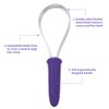 BOTH WINNERS Dual-Sided Shedding Blade with Stainless Steel Blade, De-Shedding