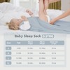 Wrrernsin Baby Sleep Sack 0-6 Months,100% Cotton Wearable Blanket for