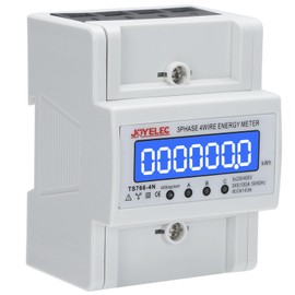 JOYELEC 3 Phase Digital Electric Meter with LCD Screen AC230/400V 100A Electric Meter Type Energy Meter