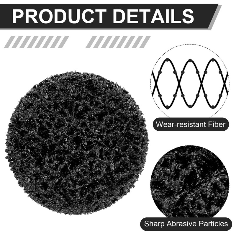 Threlaco 100 Pcs 2" Die Grinder Sanding Discs Change Strip