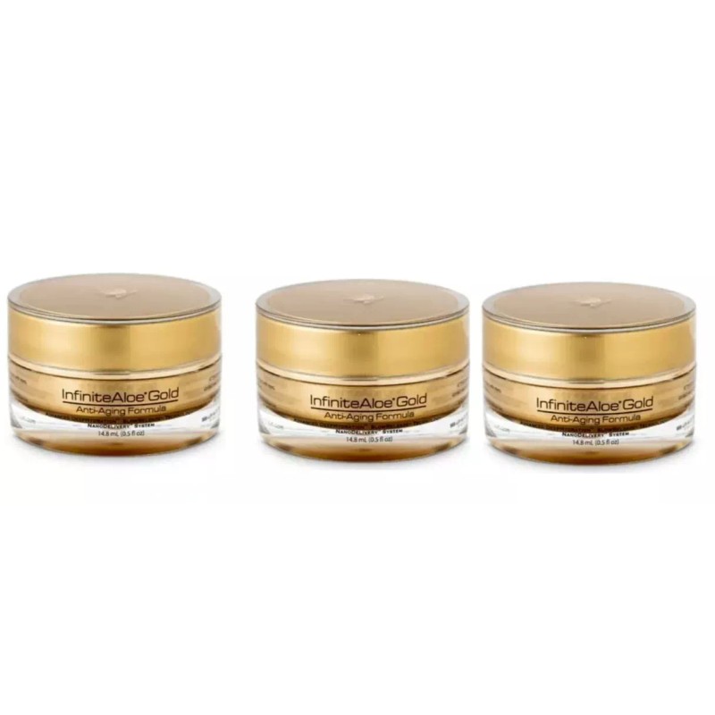 InfiniteAloe 3X Infinite Aloe Gold Anti-Aging Formula Slow Release Advanced