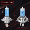 SHENKENUO 4PCS 5.75" 5-3/4 inch LED Headlight H4 Halogen Lamp