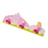 Mousehouse Gifts Children's Pink Princess Triple Wooden Coat Hooks Wall
