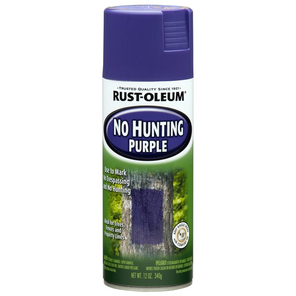 RUST-OLEUM 270970 Specialty Purple Hunting Spray Paint, 12 Fl Oz (Pack of 1)