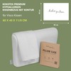 KoKoTex Hypoallergenic Contour Pillowcase for Orthopaedic Sleeping Pillow 60 x