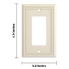 Harmon Designs Sunken Pearls Decorative Wall Plate Switch Plate Outlet
