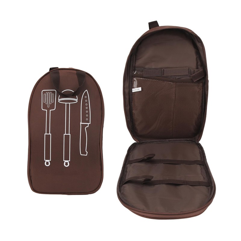 Portable Camp Kitchen Utensil Organizer Set, Waterproof Case with Multiple