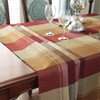 SASTYBALE Rectangle Tablecloth Checkered Style Polyester Table Cloth Spillproof Wrinkle
