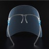 Full Face Protective_Shield_Visor, Plastic Adjustable Transparent Face_Visor Resistant to Prevent