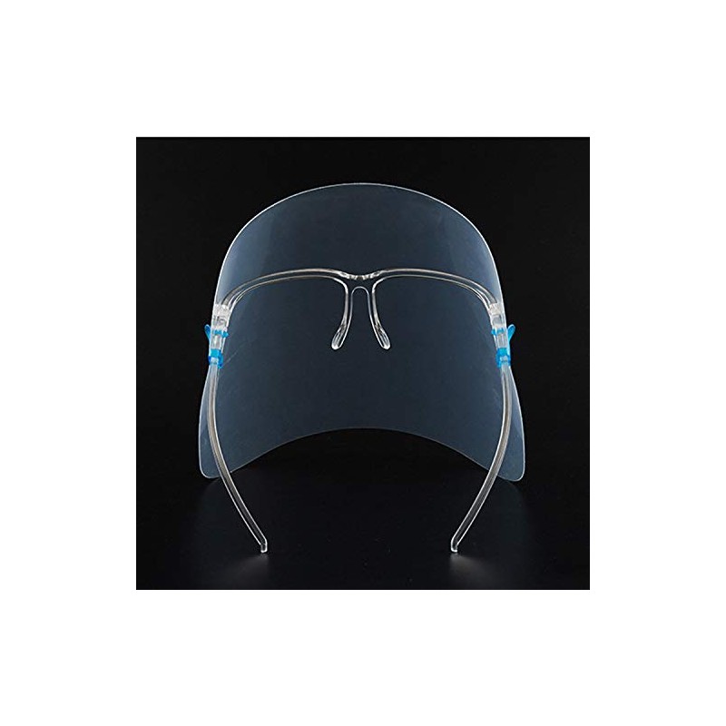 Full Face Protective_Shield_Visor, Plastic Adjustable Transparent Face_Visor Resistant to Prevent