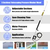 24FT Aluminum Telescoping Pressure Washer Wand with Power Washer Extension