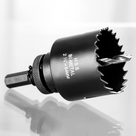 54mm HSS Hole Saw, M42 Bi-Metal Wood Hole Dill Bit, Round drill Cutter for Pipe Vent, Plasterboard, Plastic and Copper