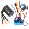 3650 2300KV+120A Durable Brushless ESC Kit Suitable for 1/10 RC