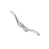 Motoforti 4 Inch Stainless Steel Flagpole Cleat Hook Boat Deck