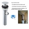Artiwell Sink Pop-Up Drain Stopper Assembly with Lift Rod and