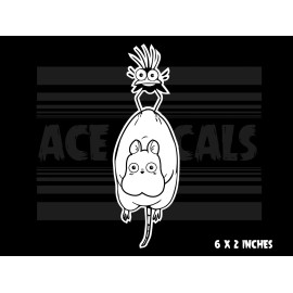 Spirited Away - Mouse and Fly - Ghibli - Anime - Cute Funny vinyl decal sticker