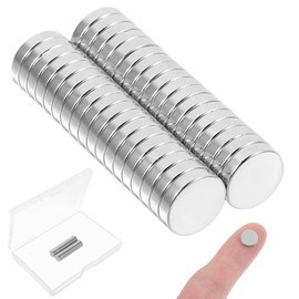Gjinxi Small Magnets 36PCs, 6x3mm Small Rare Earth Magnets for Collar Stays, Mini Magnets for DIY, Electronic Components, Crafts, Neodymium Magnets for Crafts, Whiteboard, Kitchen
