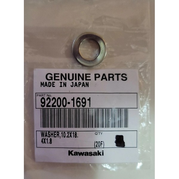 Kawasaki NEW OEM KAWASAKI WASHER (10.2x18.4x1.8