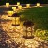 DenicMic Solar Lantern Outdoor Solar Lights Outdoor Hanging Solar Lantern