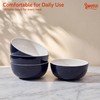 24 oz Ceramic Cereal Bowl Set of 4, 6" Breakfast