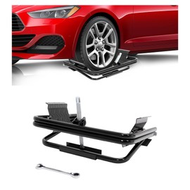 HECASA Light Trailer Tire Leveler with Ratchet Wrench for Light RV Trailers Camper Easy Leveling w/o Ramps or Blocks 3000-3500 LBS RV Leveler Fits Most 13" 14" 15" Wheels with Up to 28" Tire Diameter