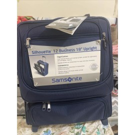 Samsonite ‏Samsonite - Silhouette 12 Softside 18" Business Upright Laptop Case - Blue