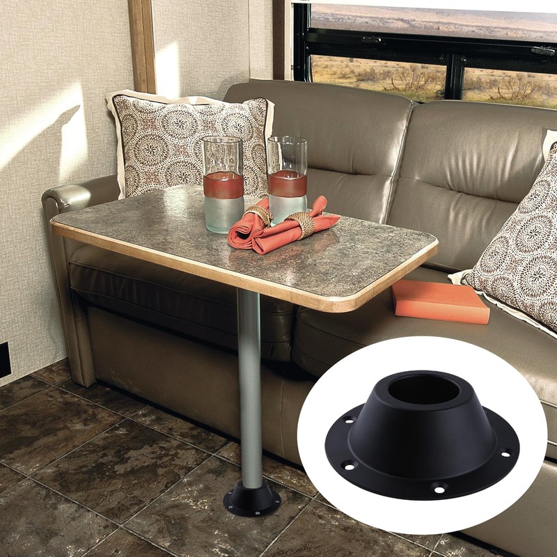 GOLD DEER 2Pack RV Table Base Mount Standard Size Aluminum