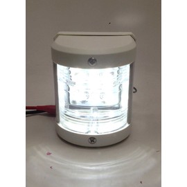 MARINE BOAT WHITE STERN LED NAVIGATION LIGHT WATERPROOF 2 NAUTICAL MILES