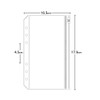 PinezOne [A6 Transparent Refill] A6 6 Hole Transparent Refill with