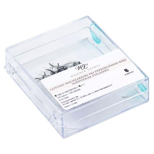 WL Wonder Lashes Fertige Wimpernfächer 8-in-1 für Professionell 0,08 100