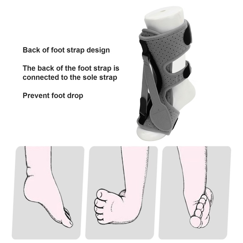 Plantar Fasciitis Night Splint Drop Foot Orthotic Brace Adjustable with