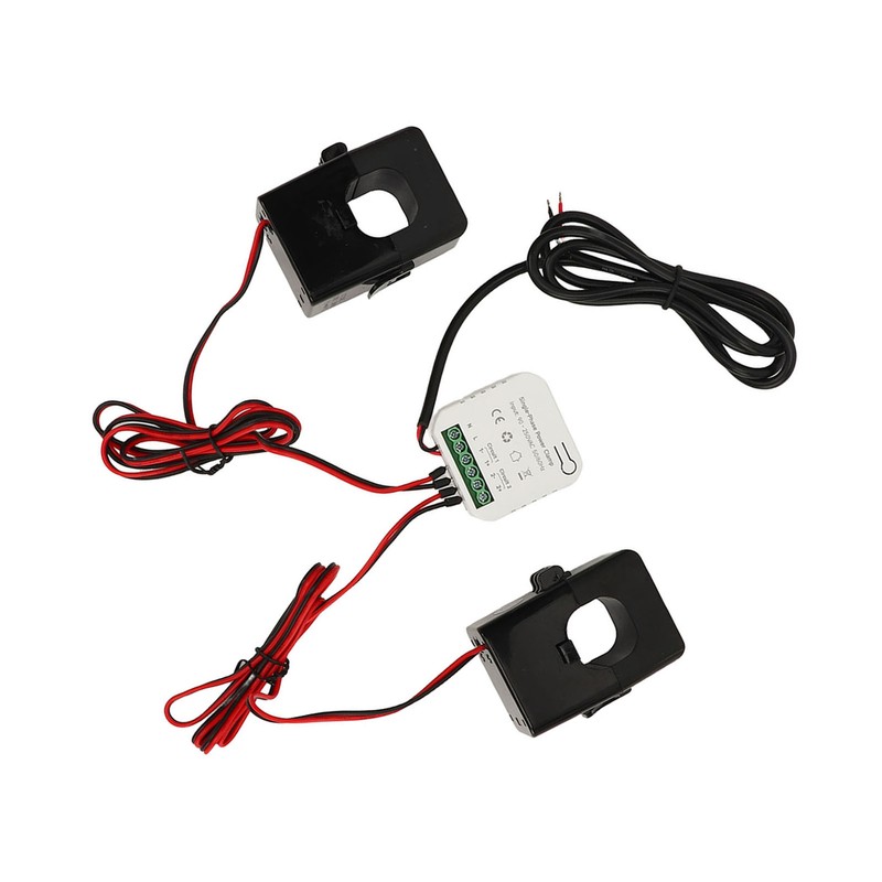 Smart Energy Meter APP Monitoring Electricity Monitor with 2x300A Current