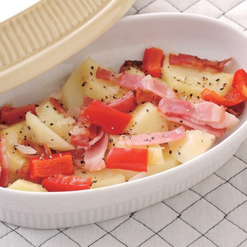 Hasami ware Fashion Baking Dishes with Lid (Cookware Function Plate)