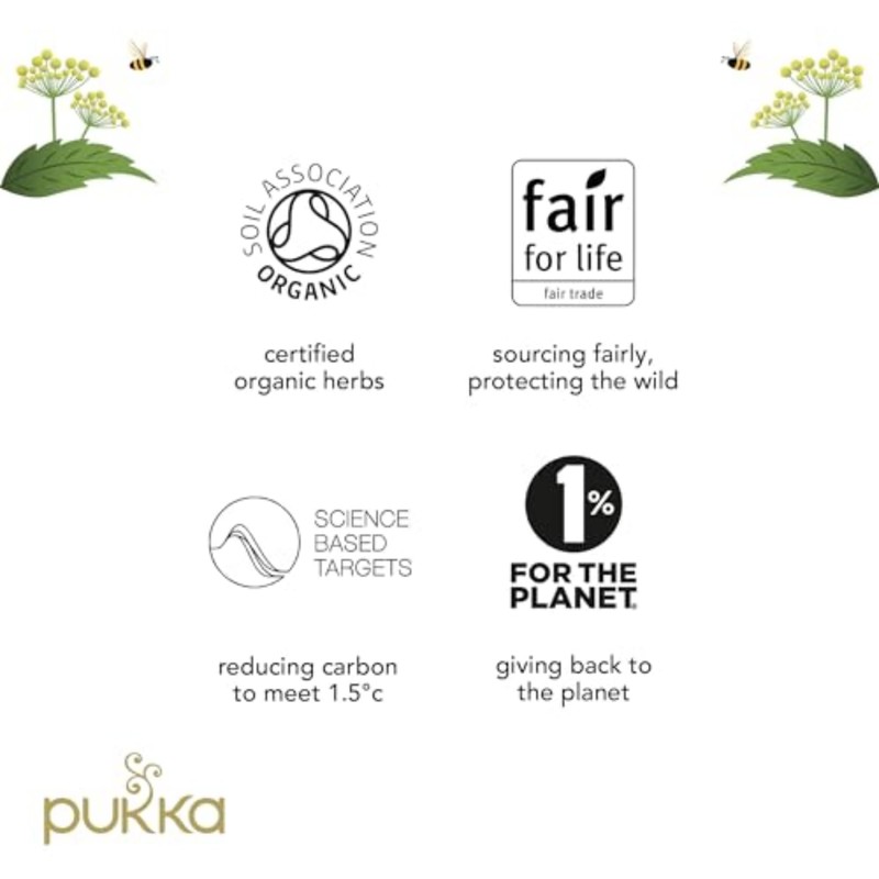 Pukka Elderberry & Echinacea Organic Herbal Tea, Perfect for Wellness