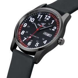 SIBOSUN Nurse Watch Wrist Watch Easy to Read Watches for Medical Students, Nurse, Doctors, Quartz Analog Second Hand Luminous Waterproof Silicone Straps Quick Release Watch for Men Women