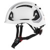 JSP EVO ALTA Dualswitch Safety Helmet Wheel Ratchet Vented White