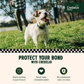 Credelio (lotilaner) Tick & Flea Treatment + Flea Infestation Protection for Dogs 6.1-12.0 lbs. (3 Tablets)