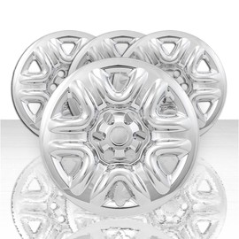 Set of 4 18" 6 Spoke Snap-On Wheel Skins for Toyota Tundra SR 2022-2025 - Chrome