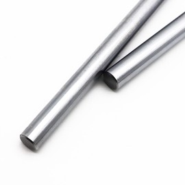 4PCS 8mmx 250mm (0.32" x 9.9") Case Hardened Chrome Plated Linear Motion Rods Linear Rail Rod Shaft for 3D Printer, DIY, CNC - Metric h8 Tolerance