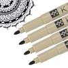 PATIKIL Micro Pen Fineliner Pens, 4Pcs 1mm Medium Point Drawing