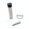 Door Stop | Wall or Skirting Mounted | Satin Stainless