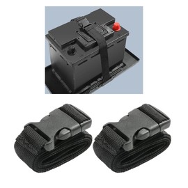 Battery Box Strap - Adjustable Buckle, Auto & Trailer Hold Down Strap - 2 PCS Pack (39 Inch, Quick Release)